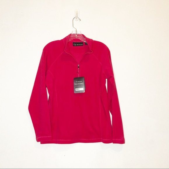 Dri-Duck Pink Quarter Zip Pullover NWT Hot Pink - Picture 2 of 5